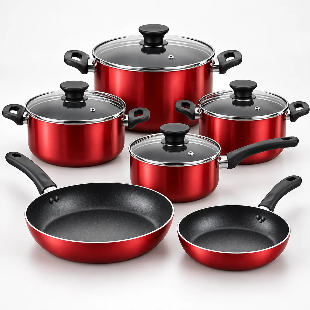 Imagen conceptual de una selección de utensilios de cocina